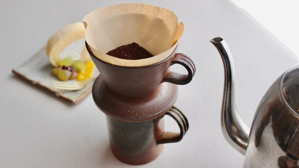 Bizen ware drippers to make your coffee tastier