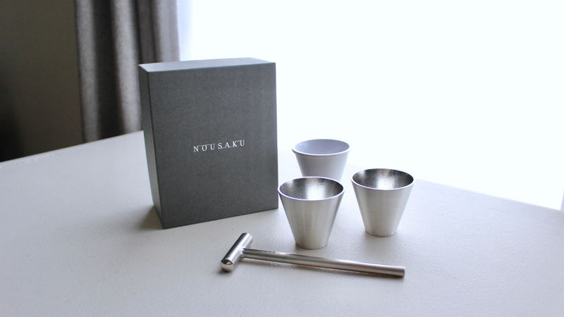 Kit for making your own tin sake cups