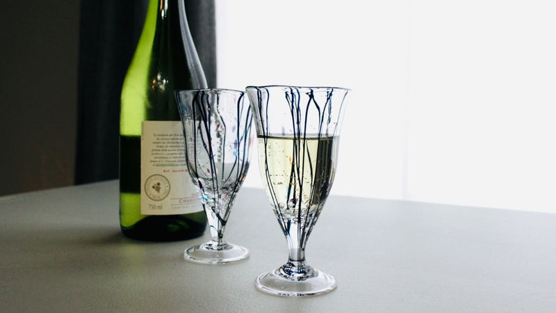 Eye-catching and beautiful wine glasses