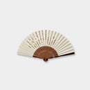 [HAND FAN] WOMEN'S SILK FAN PAPER-CUTTING PHALAENOPSIS ORCHID | KYOTO FOLDING FANS | OHNISHI TSUNE SHOTEN