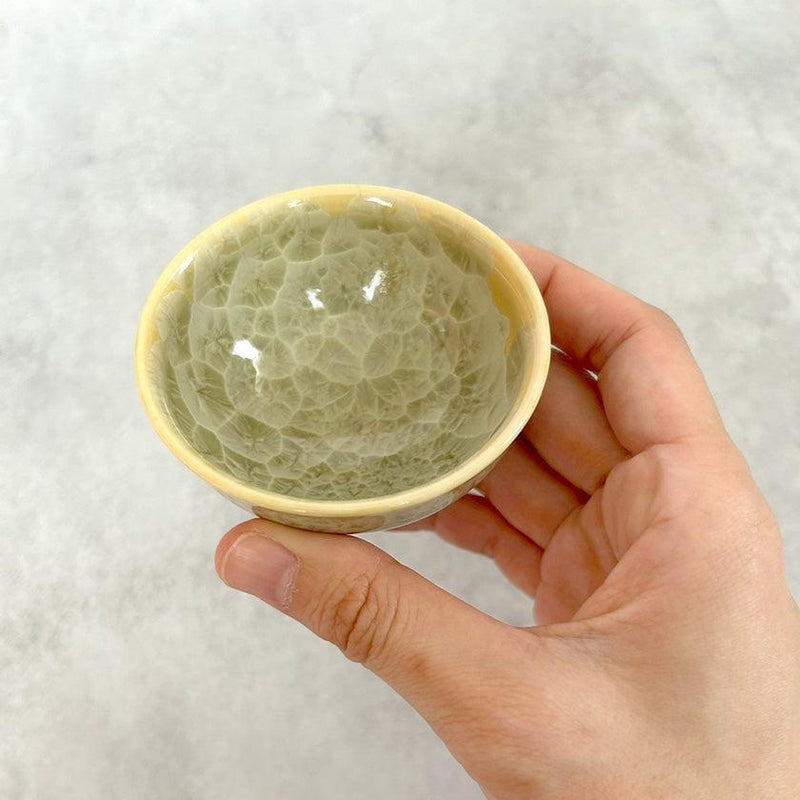 [SAKE CUP] FLOWER CRYSTAL GUINOMI (5-PIECE SET) | TOUAN | KYOTO-KIYOMIZU WARES