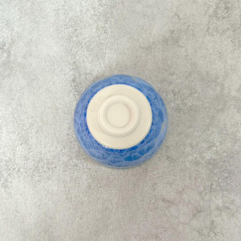 [SAKE CUP] FLOWER CRYSTAL GUINOMI (5-PIECE SET) | TOUAN | KYOTO-KIYOMIZU WARES