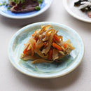 [SMALL DISH (PLATE)] FLOWER CRYSTAL NAME PLATE (5-PIECE SET) | TOUAN | KYOTO-KIYOMIZU WARES