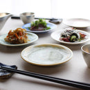 [SMALL DISH (PLATE)] FLOWER CRYSTAL NAME PLATE (5-PIECE SET) | TOUAN | KYOTO-KIYOMIZU WARES