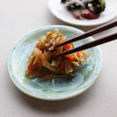 [SMALL DISH (PLATE)] FLOWER CRYSTAL NAME PLATE (5-PIECE SET) | TOUAN | KYOTO-KIYOMIZU WARES