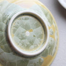 [SMALL DISH (PLATE)] FLOWER CRYSTAL NAME PLATE (5-PIECE SET) | TOUAN | KYOTO-KIYOMIZU WARES