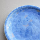 [SMALL DISH (PLATE)] FLOWER CRYSTAL NAME PLATE (5-PIECE SET) | TOUAN | KYOTO-KIYOMIZU WARES