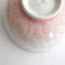 FLOWER CRYSTAL (WHITE BACKGROUND BLUE RED) 2-PIECE BOWL SET | KYOTO-KIYOMIZU WARES