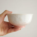 FLOWER CRYSTAL (WHITE BACKGROUND BLUE RED) 2-PIECE BOWL SET | KYOTO-KIYOMIZU WARES