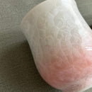 [MUG (CUP)] FLOWER CRYSTAL (WHITE BACKGROUND BLUE RED) MUG (2-PIECE SET) | TOUAN | KYOTO-KIYOMIZU WARES