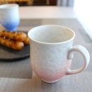 [MUG (CUP)] FLOWER CRYSTAL (WHITE BACKGROUND BLUE RED) MUG (2-PIECE SET) | TOUAN | KYOTO-KIYOMIZU WARES
