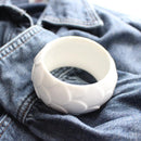 [ACCESSORY] SASKIA DIEZ BRACELET DRAKE CUFF NO1-1 (WHITE) | 2016/ | IMARI-ARITA WARES