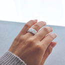 [ACCESSORY] SASKIA DIEZ DRAKE RING NO.1 (WHITE) | 2016/ | IMARI-ARITA WARES