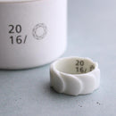 [ACCESSORY] SASKIA DIEZ DRAKE RING NO.1 (WHITE) | 2016/ | IMARI-ARITA WARES