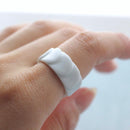 [ACCESSORY] SASKIA DIEZ DRAKE RING NO.2 (WHITE) | 2016/ | IMARI-ARITA WARES