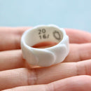 [ACCESSORY] SASKIA DIEZ DRAKE RING NO.2 (WHITE) | 2016/ | IMARI-ARITA WARES