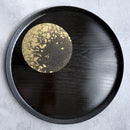 [TRAY] OBOROTSUKI OBON / TRAY 300 (LACQUER) | HAKUICHI | KANAZAWA GOLD LEAF