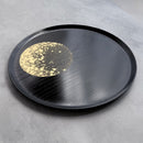 [TRAY] OBOROTSUKI OBON / TRAY 300 (LACQUER) | HAKUICHI | KANAZAWA GOLD LEAF