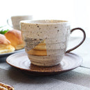 [MUG (CUP)] COFFEE CUP & SAUCER SET | HAKUICHI | KANAZAWA GOLD LEAF