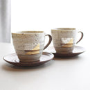 [MUG (CUP)] COFFEE CUP & SAUCER SET | HAKUICHI | KANAZAWA GOLD LEAF