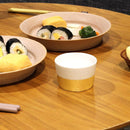 [BOWL] FOIL KOMON CHECKERED DISH | KANAZAWA GOLD LEAF | HAKUICHI