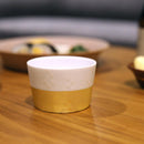 [BOWL] FOIL KOMON CHECKERED DISH | KANAZAWA GOLD LEAF | HAKUICHI