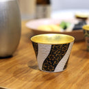[BOWL] KUTANI WARES BLUE GRAIN DISH | KANAZAWA GOLD LEAF | HAKUICHI