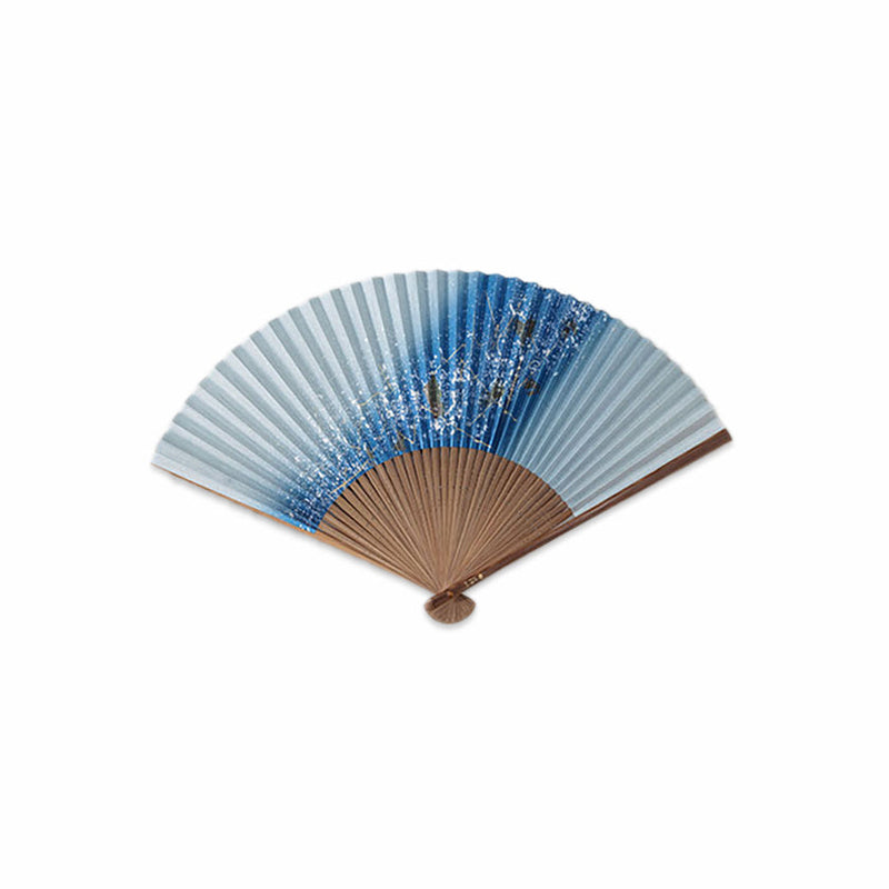 [HAND FAN] FOLDING FAN CHIRASHI BEAUTY AMANOGAWA | KANAZAWA GOLD LEAF | HAKUICHI