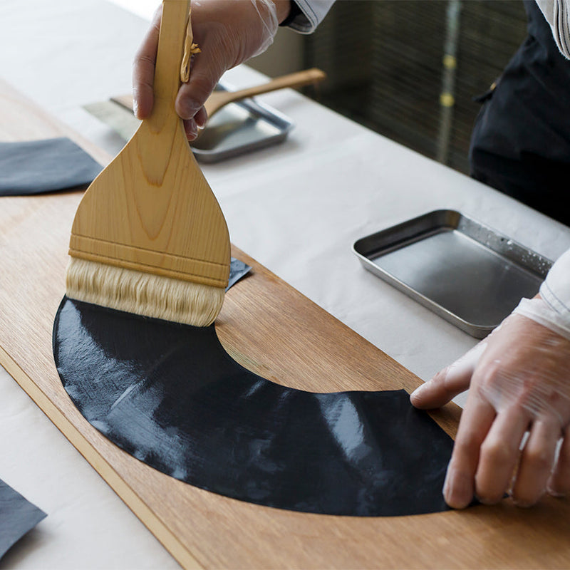 [HAND FAN] FOLDING FAN BEAUTIFUL COLOURS HAIZAKURA | KANAZAWA GOLD LEAF | HAKUICHI