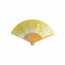 [HAND FAN] FOLDING FAN BEAUTIFUL COLOURS AOKUCHIHA | KANAZAWA GOLD LEAF | HAKUICHI
