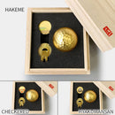 [GOLF ] BALL & MARKER SET | KANAZAWA GOLD LEAF | HAKUICHI