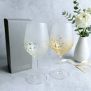 [유리] Stardust Akari Wine Glass | 카자가와 골드 리프 | 하쿠 이치
