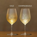 [GLASS] STARDUST AKARI WINE GLASS | KANAZAWA GOLD LEAF | HAKUICHI