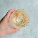 [유리] Stardust Akari Water Glass | 카자가와 골드 리프 | 하쿠 이치