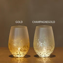 [GLASS] STARDUST AKARI WATER GLASS | KANAZAWA GOLD LEAF | HAKUICHI