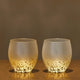 [Rocks Glass] Stardust Akari Glass | Kanazawa Gold Leaf | ฮูคุอิจิ
