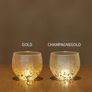 [GLASS] STARDUST AKARI SMALL GLASS | KANAZAWA GOLD LEAF | HAKUICHI