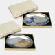 [TRAY] KATSUSHIKA HOKUSAI GLASS (SILVER) | KANAZAWA GOLD LEAF | HAKUICHI