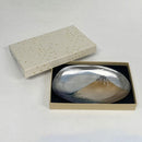 [TRAY] KATSUSHIKA HOKUSAI GLASS (SILVER) | KANAZAWA GOLD LEAF | HAKUICHI