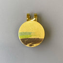 [OPTION] GOLF MARKER (BLACK TEXT) PERSONALIZED UV PRINTING | KANAZAWA GOLD LEAF | HAKUICHI