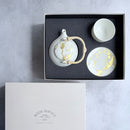 [TEA POT & CUPS SET] RS MARBLE CUP&SAUCER TEA POT | KANAZAWA GOLD LEAF | HAKUICHI