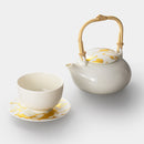 [TEA POT & CUPS SET] RS MARBLE CUP&SAUCER TEA POT | KANAZAWA GOLD LEAF | HAKUICHI