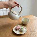 [TEA POT & CUPS SET] RS MARBLE CUP&SAUCER TEA POT | KANAZAWA GOLD LEAF | HAKUICHI