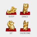 [BECKONING (LUCKY) CAT] GOOD-LUCK MOTIF MANEKI NEKO | KANAZAWA GOLD LEAF | HAKUICHI