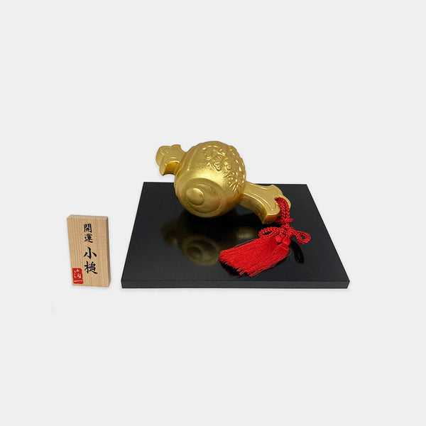 [FIGURINE] LUCKY CHARMS MALLET | KANAZAWA GOLD LEAF | HAKUICHI