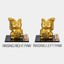 [BECKONING (LUCKY) CAT] LUCKY CHARMS MANEKI NEKO | KANAZAWA GOLD LEAF | HAKUICHI