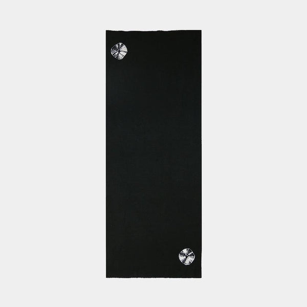 [TOWELS] UMBRELLA-WRAPPED TOWEL (BLACK) WITH PAPER BOX | KYOTO KANOKO SHIBORI| YOAKE