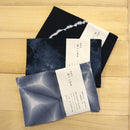 [TOWELS] TIE-DYED HANDKERCHIEF SNOW FLOWER SQUEEZE | KYOTO KANOKO SHIBORI| YOAKE