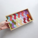 [JEWELRY BOX / JEWELRY ORGANIZERS] WOOD TRAY (NATURAL) M | EDO ART DOLLS | KAKINUMA DOLLS