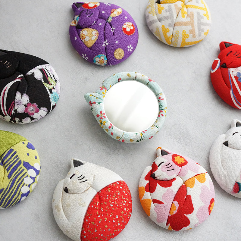 [MIRROR] ROUND CAT (HAND SIZE) | EDO ART DOLLS | KAKINUMA DOLLS